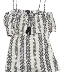 Black and White Patterned Camisole